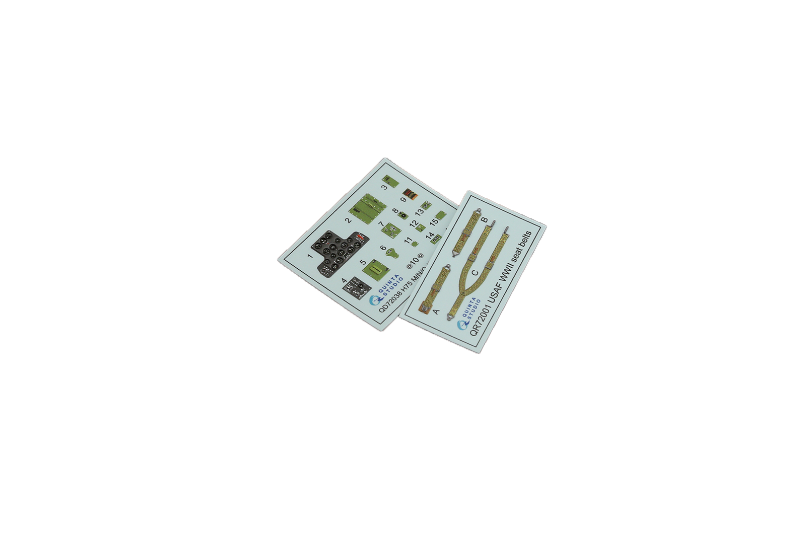 

3D Декаль интерьера Quinta Studio 1/72 кабины H75 M/N/O(Clear Prop)QD72038, Цветной