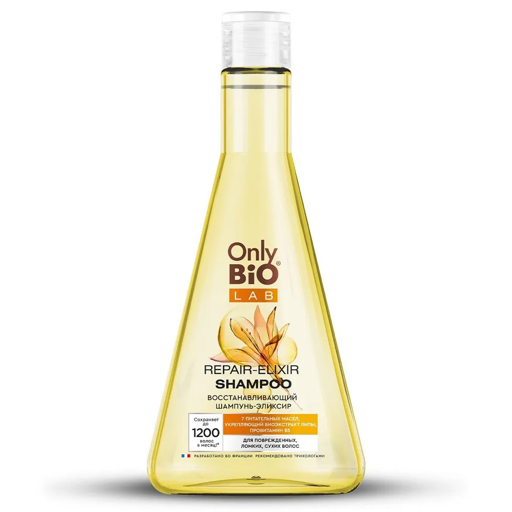 

Шампунь для волос Only Bio Lab Repair-elixir восстанавливающий, 350 мл