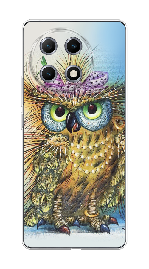 

Чехол на Tecno Camon 30S Модная сова, Коричневый;голубой, 309650-1