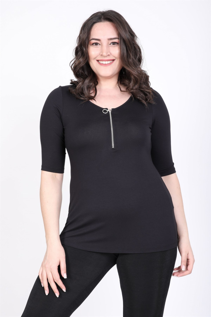 

Футболка женская My Line Moda 762 черная L, 762