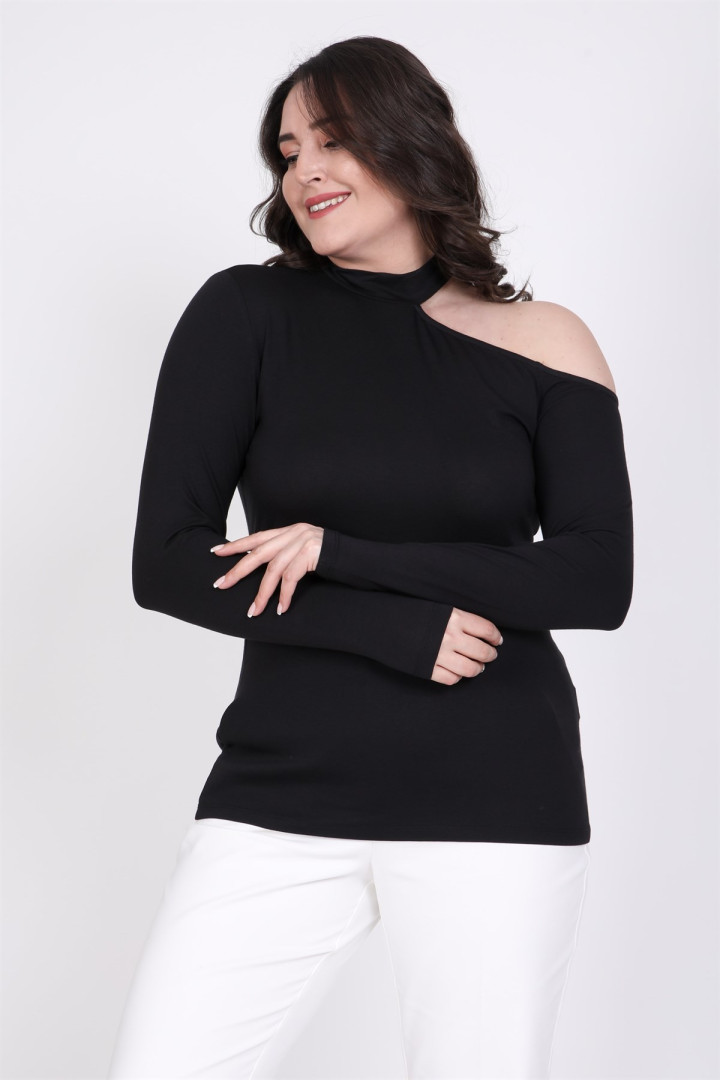 

Лонгслив женский My Line Moda 770 черный XL (товары доставляются из-за рубежа), 770