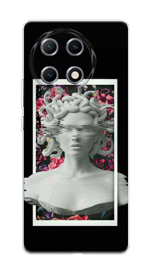 

Чехол на Tecno Camon 30S Web Punk Медуза Горгона, Черный;серый, 309650-1
