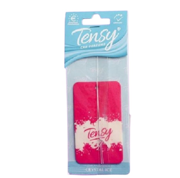 фото Ароматизатор tensy (ta-13) подвесной, картон кристальный лед tensy ta13