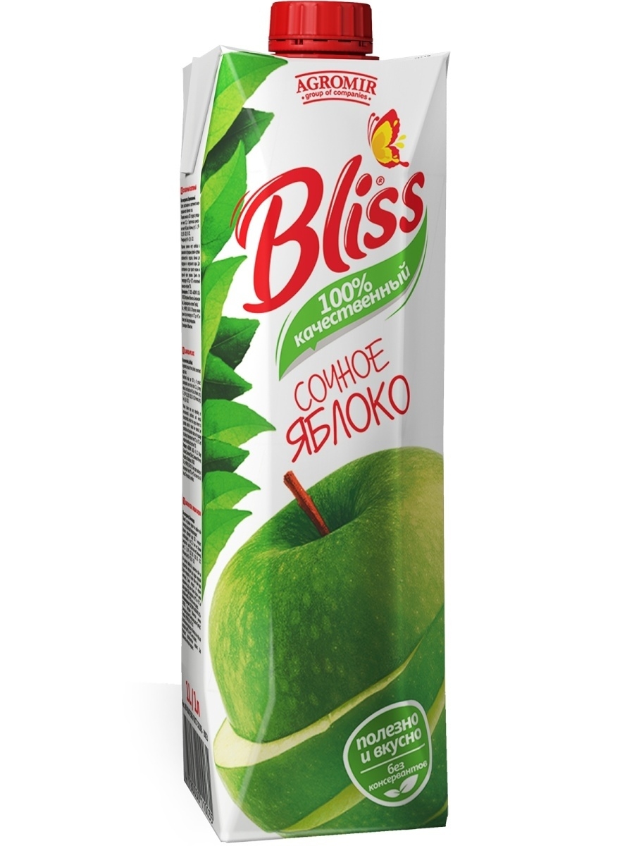 Сок Bliss Яблочный 1 л