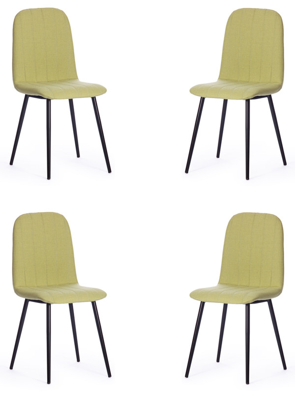 

Комплект стульев со спинкой TetChair ARC, 4шт., фисташковый, ARC