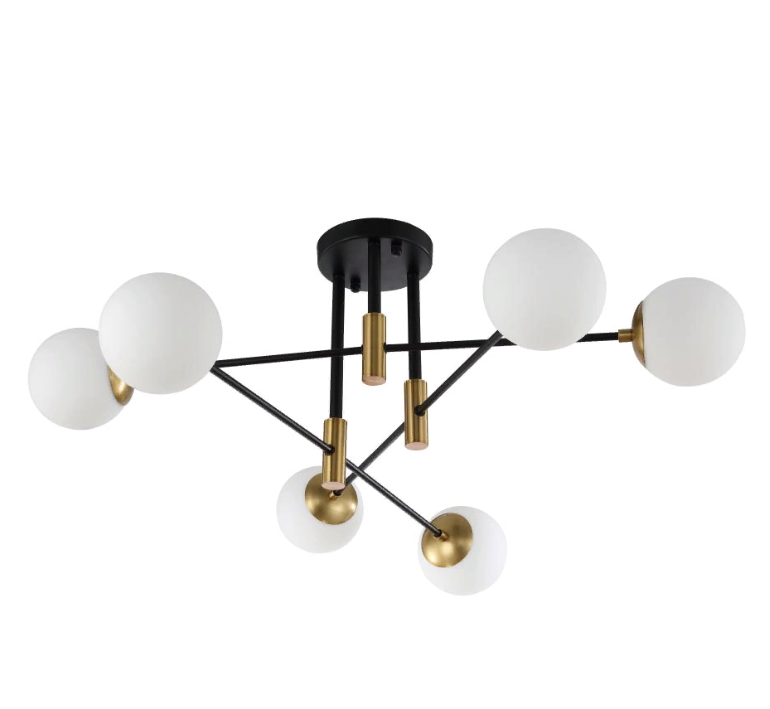 

Потолочная люстра Crystal Lux Fidel PL6 Black