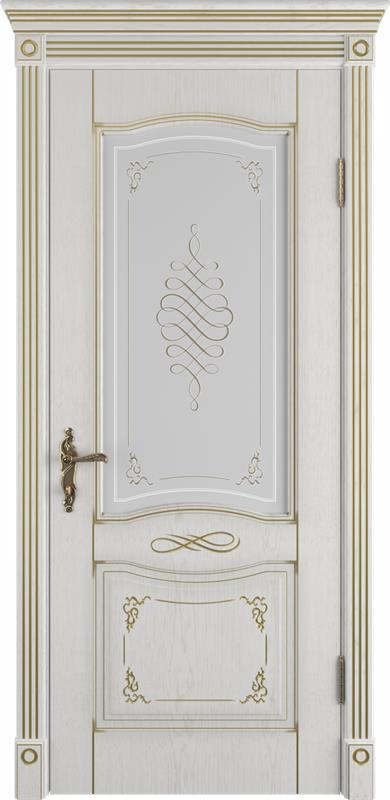 

ВФД дверь Vesta Bianco Classic PG стекло Art Cloud 800*2000