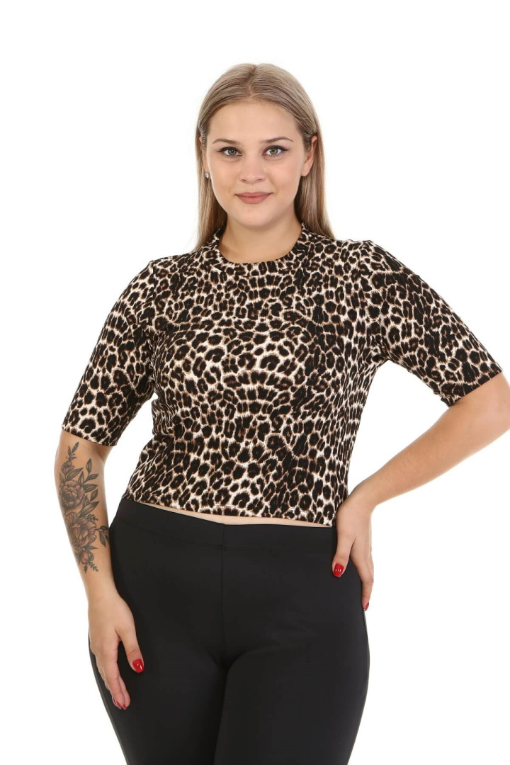 

Топ женский My Line Moda 1463 коричневый 2XL (товары доставляются из-за рубежа), 1463