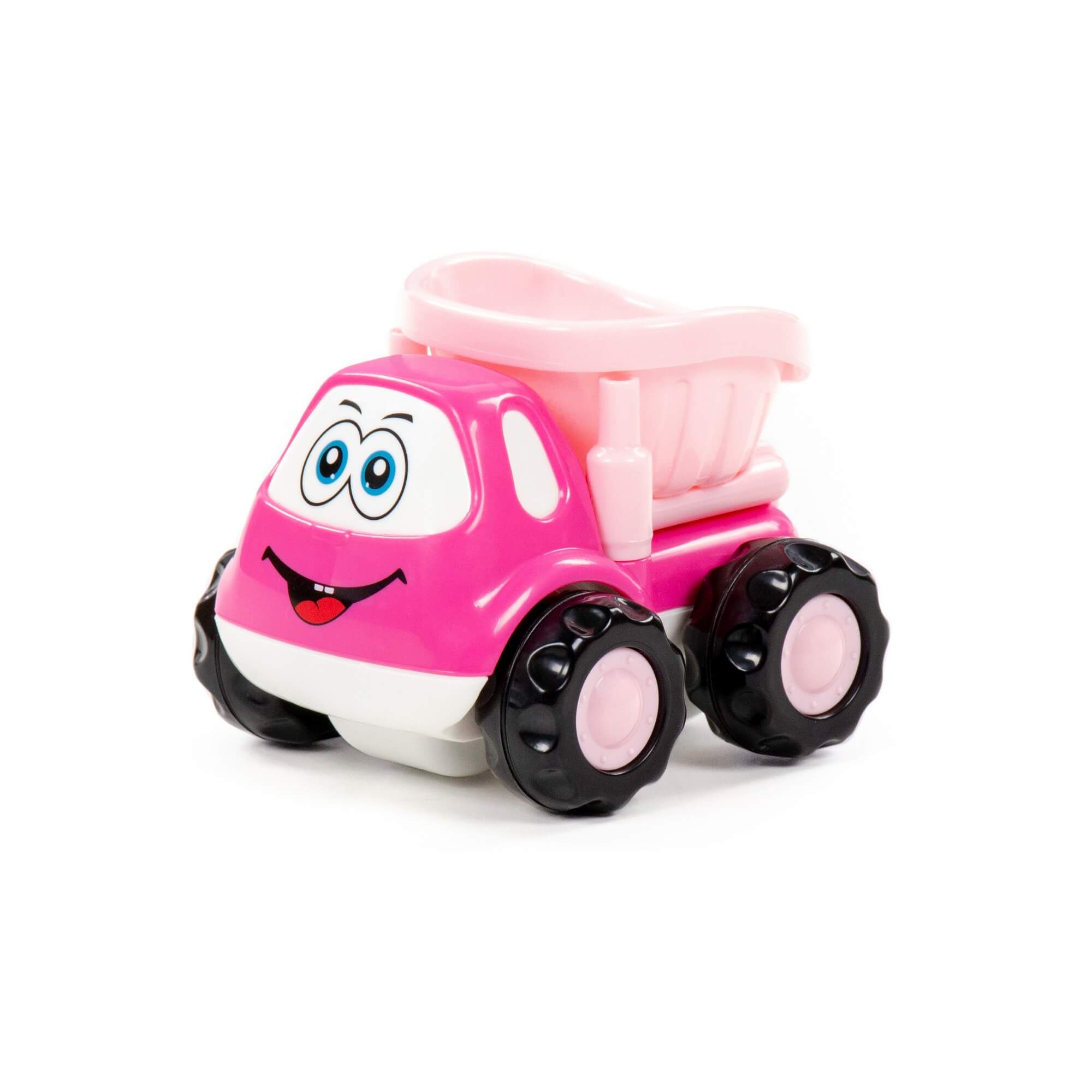 Автомобиль-самосвал Полесье Патрик, инерционный, розовый, в пакете 88789 полесье профи автомобиль самосвал инерционный