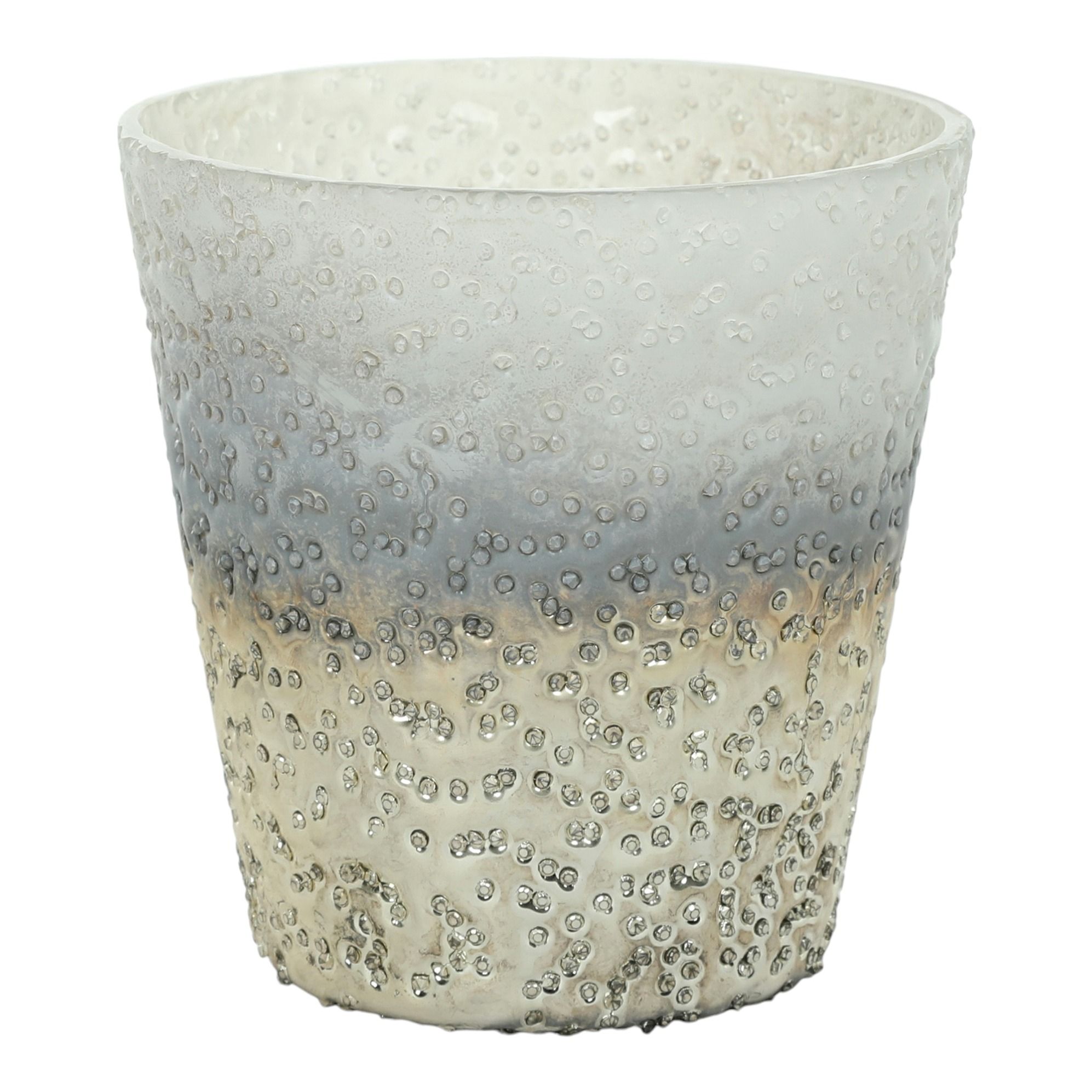 

Подсвечник Dekor pap бежевый стекло