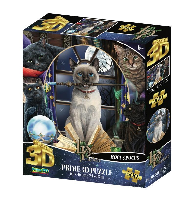 

Пазл Prime 3D Коллаж Магия кошек 500 деталей, Коллаж. Магия кошек