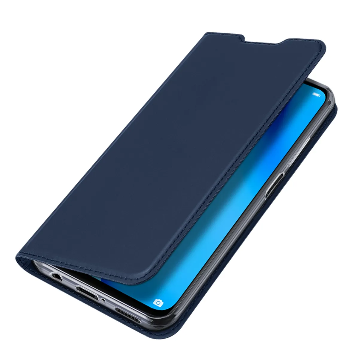 

Чехол-книжка для Huawei P40 Lite/Nova 7i/Nova 6SE, DU DU, боковой, синий