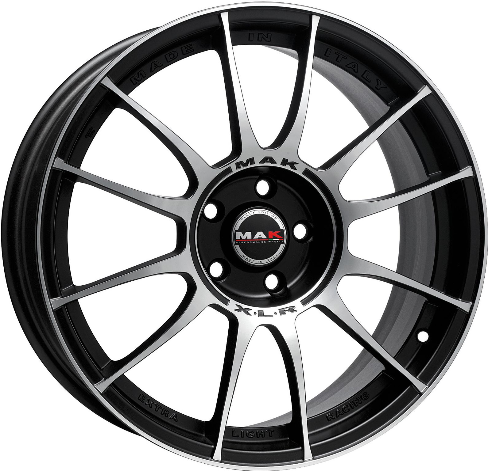 фото Колесный диск литой mak xlr 7,0x16 5*114,3 et45 d76,0 ice black