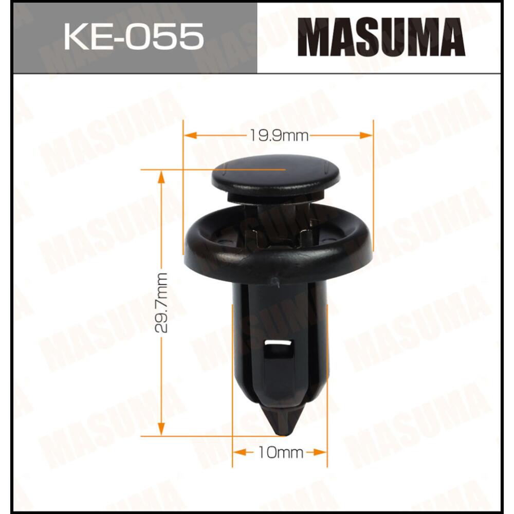 

Клипсы автомобильные Masuma KE-055 10 штук, KE-055