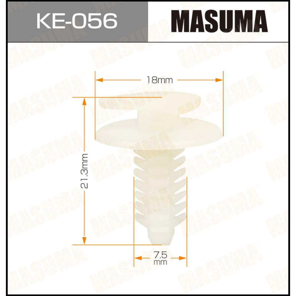 

Клипсы автомобильные Masuma KE-056 10 штук, KE-056