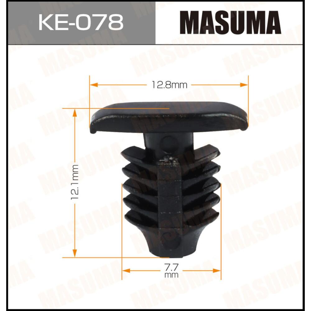 

Клипсы автомобильные Masuma KE-078 10 штук, KE-078