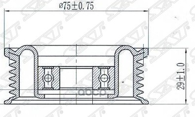 

STL37215980C_ролик натяжной ремня генератора с механизмом натяжения Mazda 3 2.0 03>