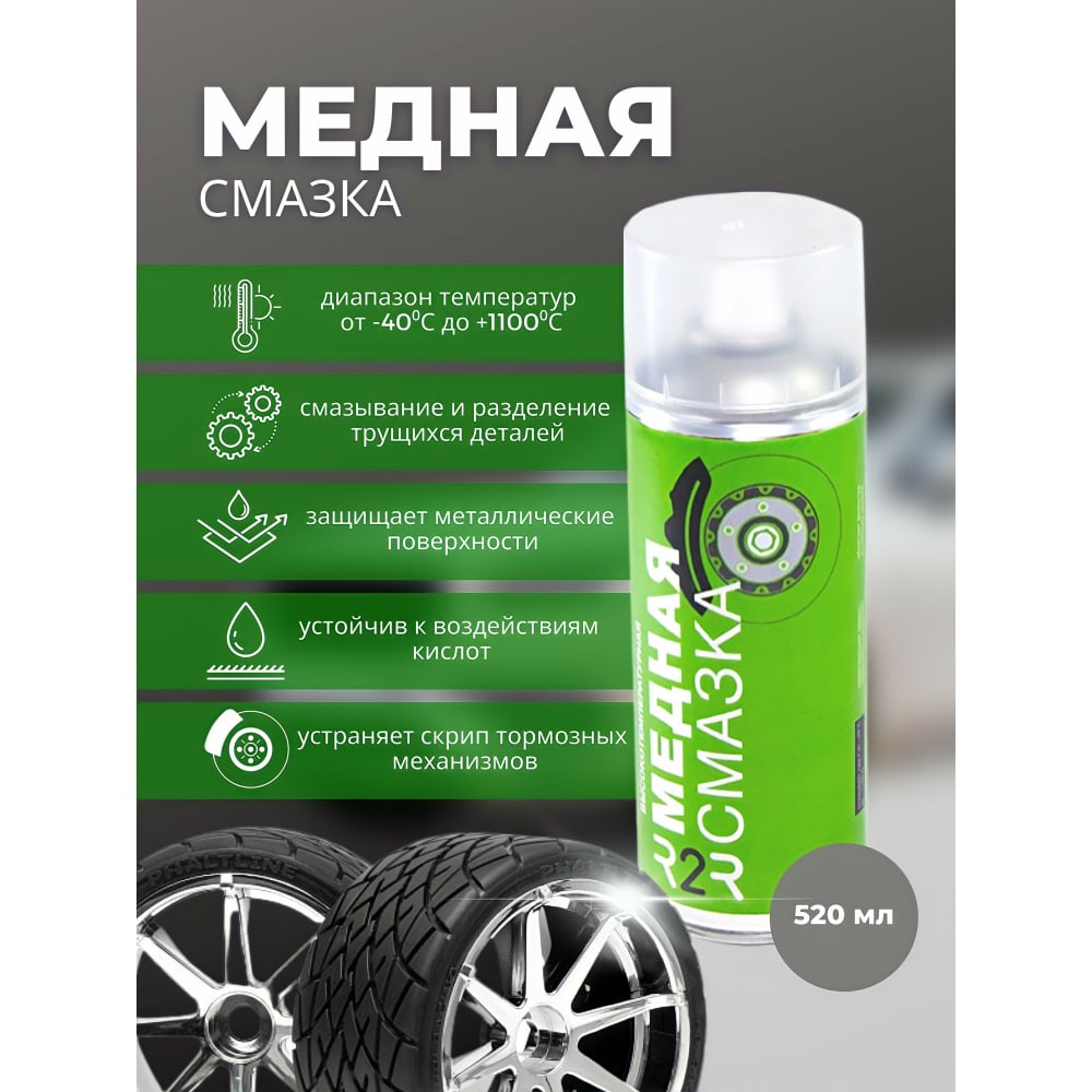 Медная смазка высокотемпературная R2R 1020-R2R005