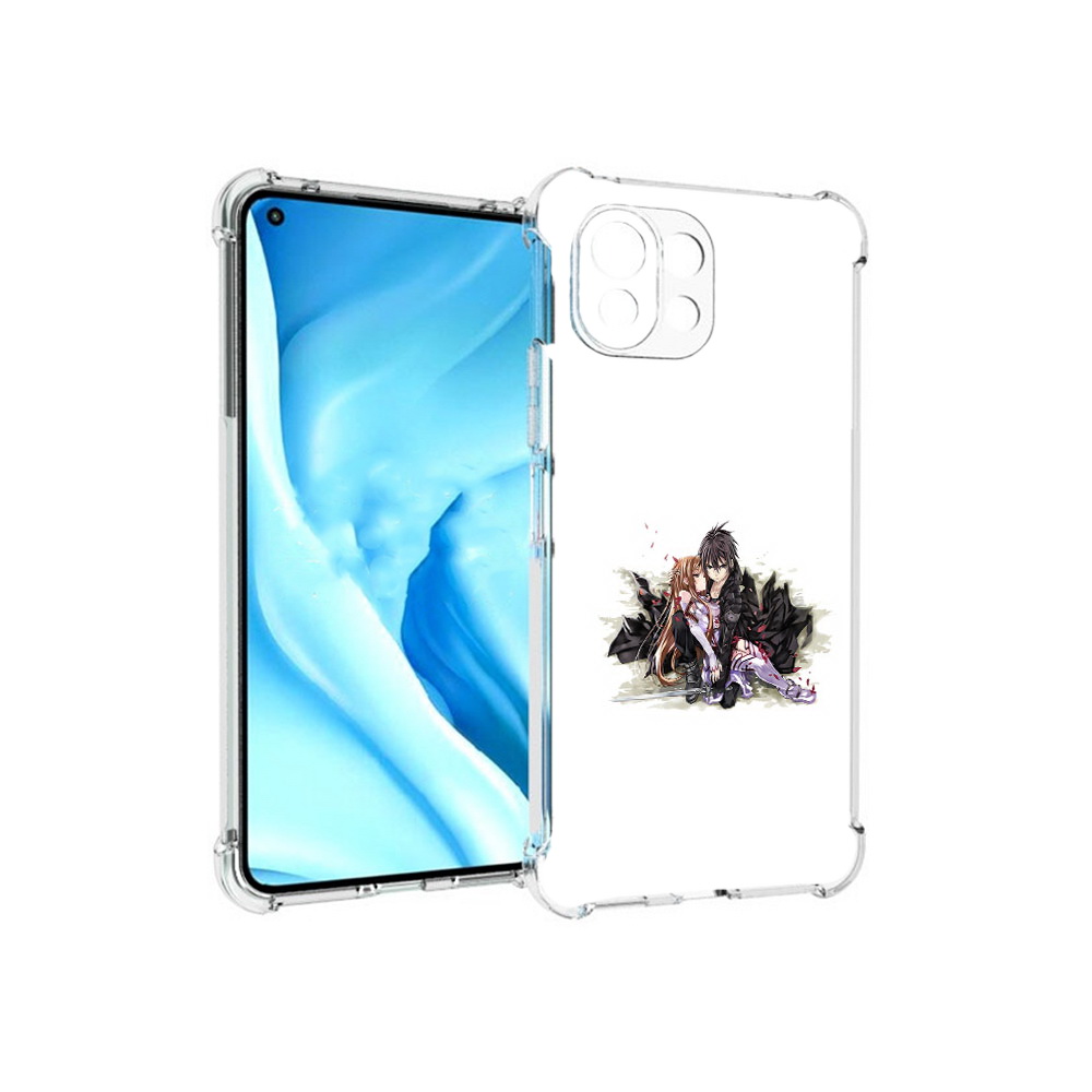 

Чехол MyPads Tocco для Xiaomi Mi 11 Lite аниме асуна (PT159462.256.222), Прозрачный, Tocco