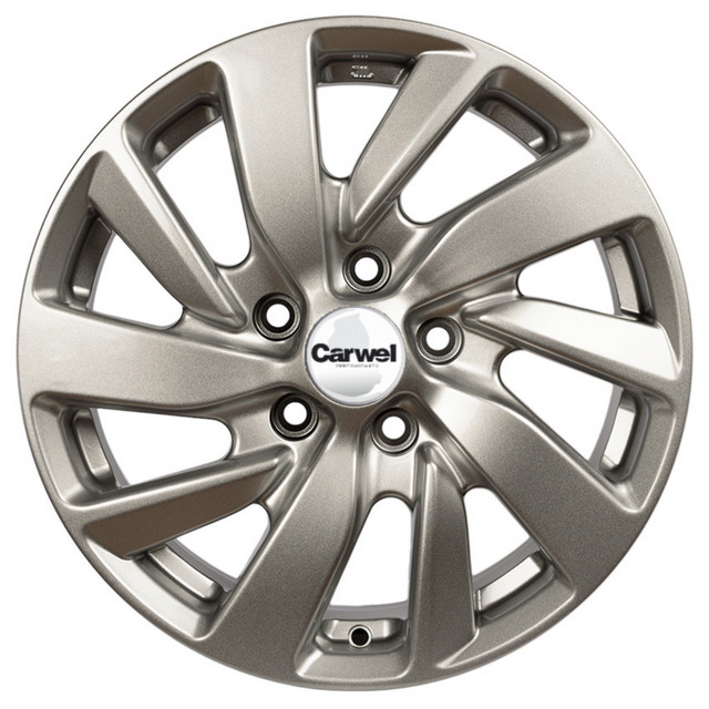 

Колесный диск Carwel Байкал 166 6.5x16/5x114.3 D66.1 ET50, Серебристый