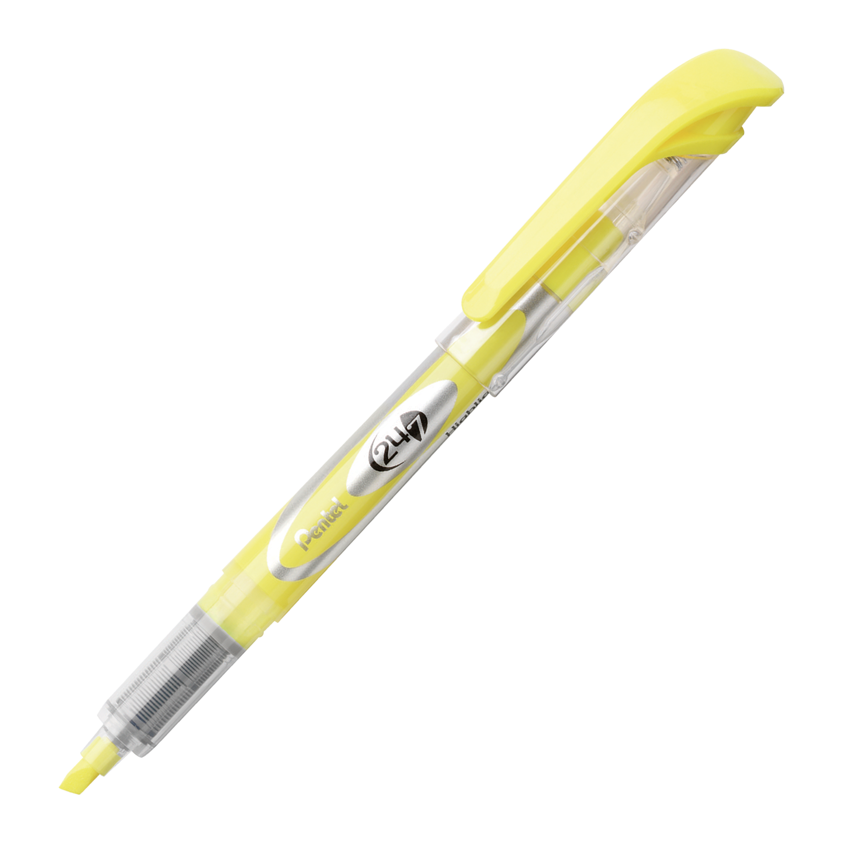 

Текстовыделитель Pentel Highlighter 24/7 1-3мм SL12 (желтый, 1 штука)