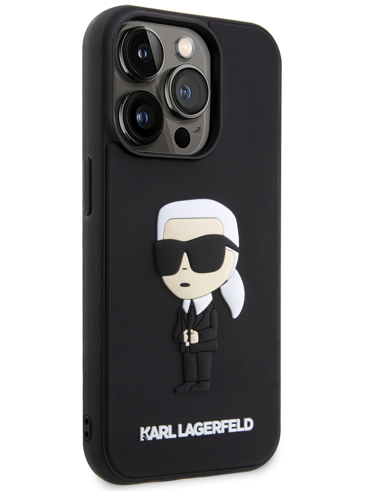 Чехол Karl Lagerfeld для iPhone 13 Pro Max 3D Rubber NFT Karl Ikonik Hard Black