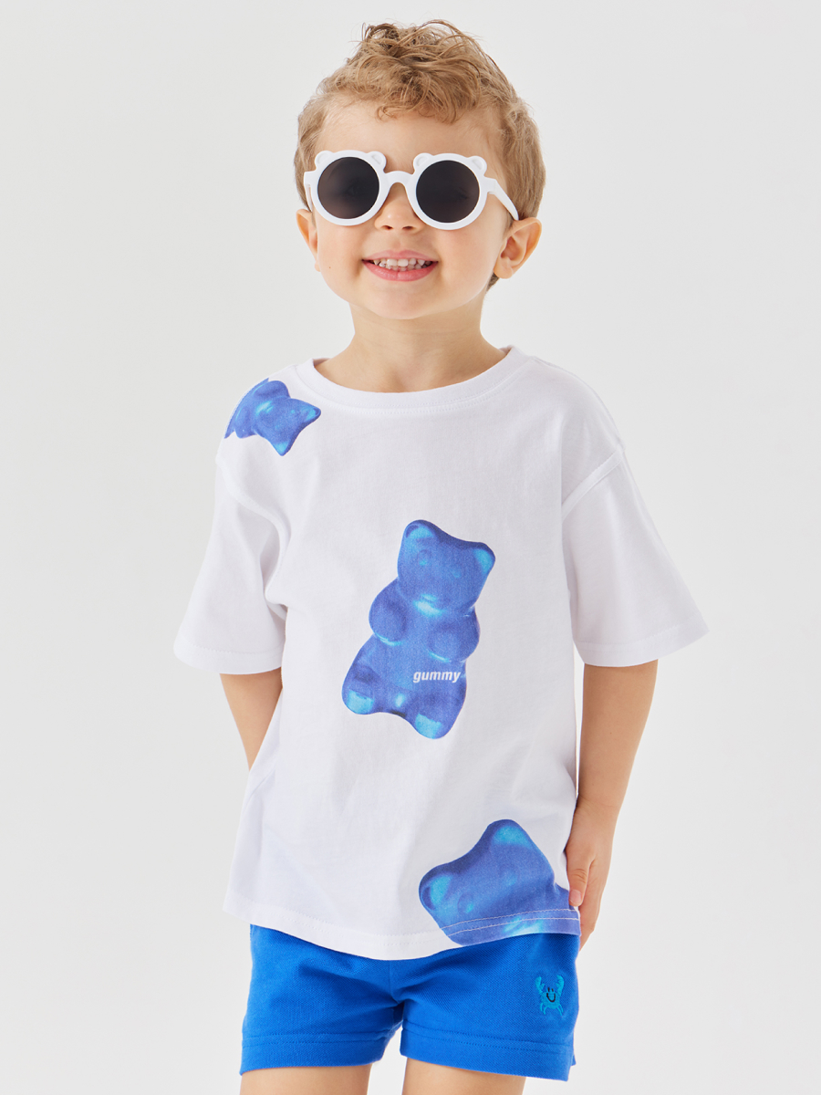 

Футболка детская Happy Baby 88211, white bear , 92, Белый, 88211