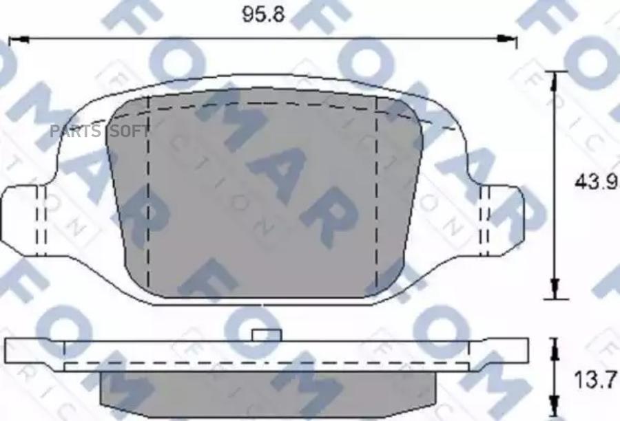 

Тормозные Колодки FOMARFRICTION FO688881