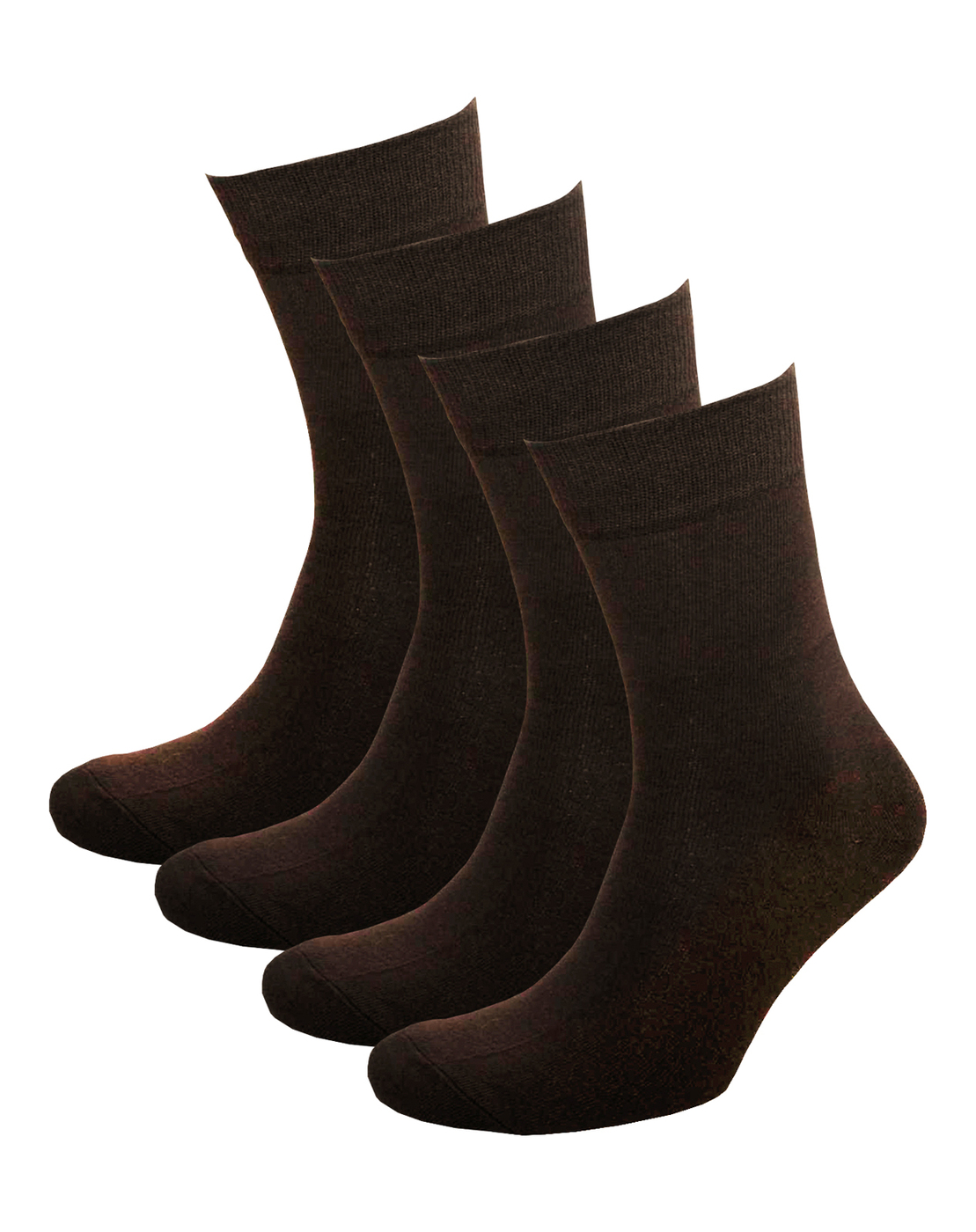Комплект носков мужских Status Классические из хлопка коричневых 25, 4 пары