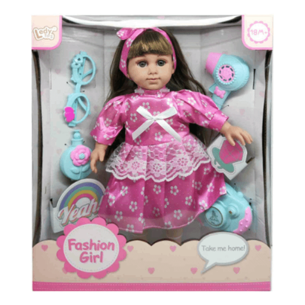 

Кукла Ledy toys Fashion Girl с аксессуарами 35 см
