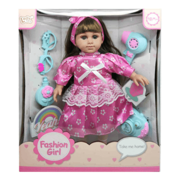 Кукла Ledy toys Fashion Girl с аксессуарами 35 см