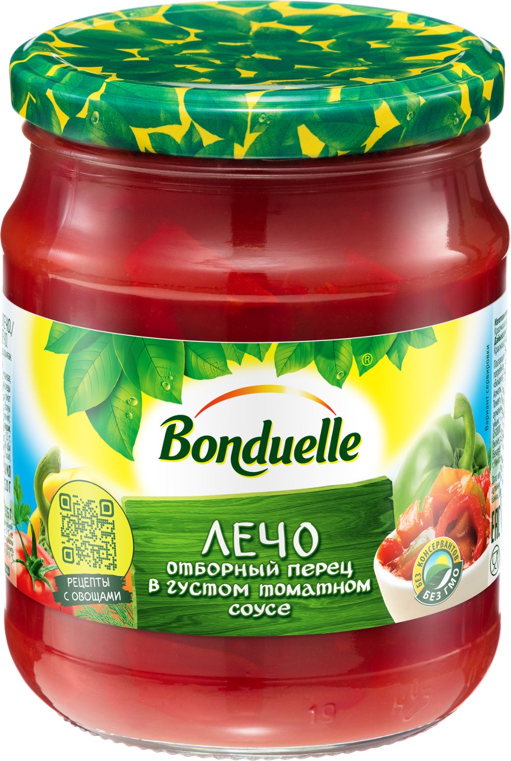фото Лечо bonduelle отборный перец в густом томатном соусе 520 г