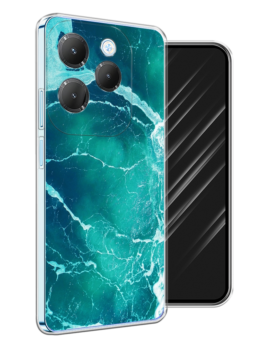 

Чехол Awog на Infinix HOT 40 "Изумрудный океан", Бирюзовый;синий, 3105250-1