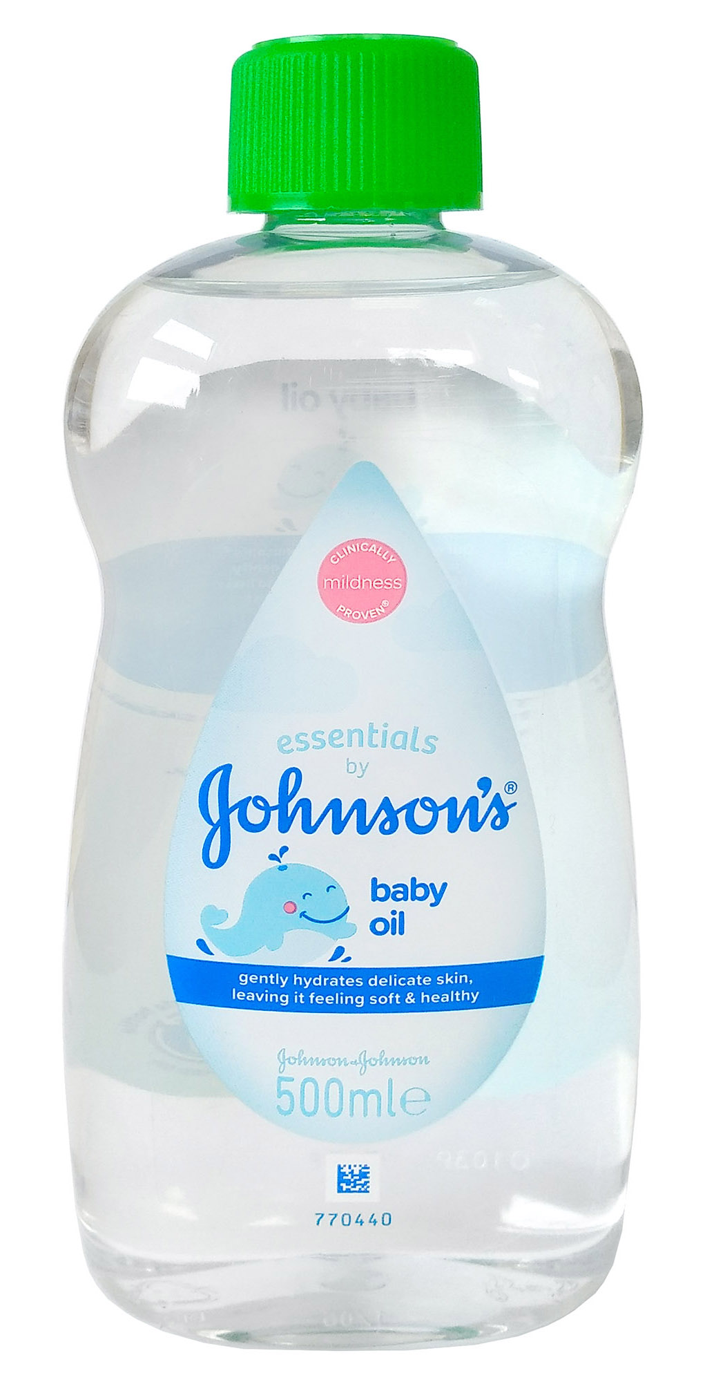 Масло детское Johnson's Baby Essentials для чувствительной кожи, 500 мл в уп, 1 уп