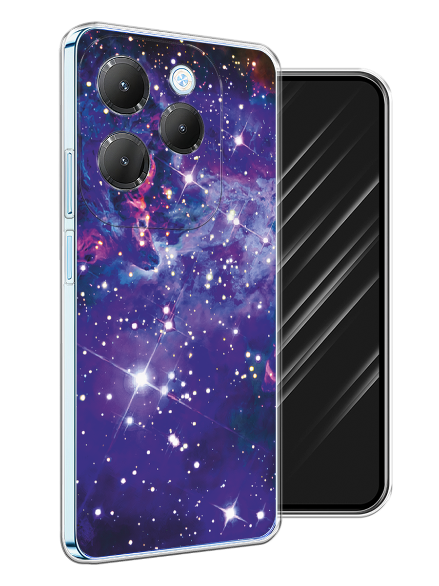 

Чехол Awog на Infinix HOT 40 "Яркая галактика", Фиолетовый, 3105250-1