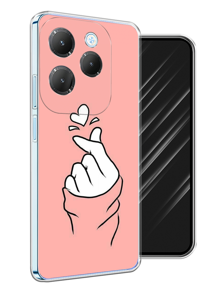 

Чехол Awog на Infinix HOT 40 "Любовь-щелк", Оранжевый, 3105250-1