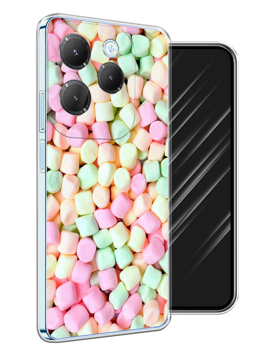 

Чехол Awog на Infinix HOT 40 "Marshmallows", Зеленый;желтый;розовый, 3105250-1