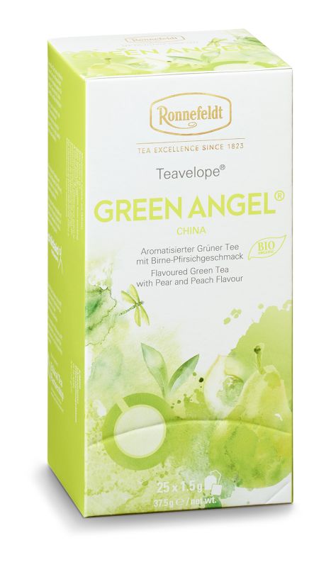 фото Чай ароматизированный зеленый ronnefeldt teavelope green angel 2 пачки по 25 пакетиков