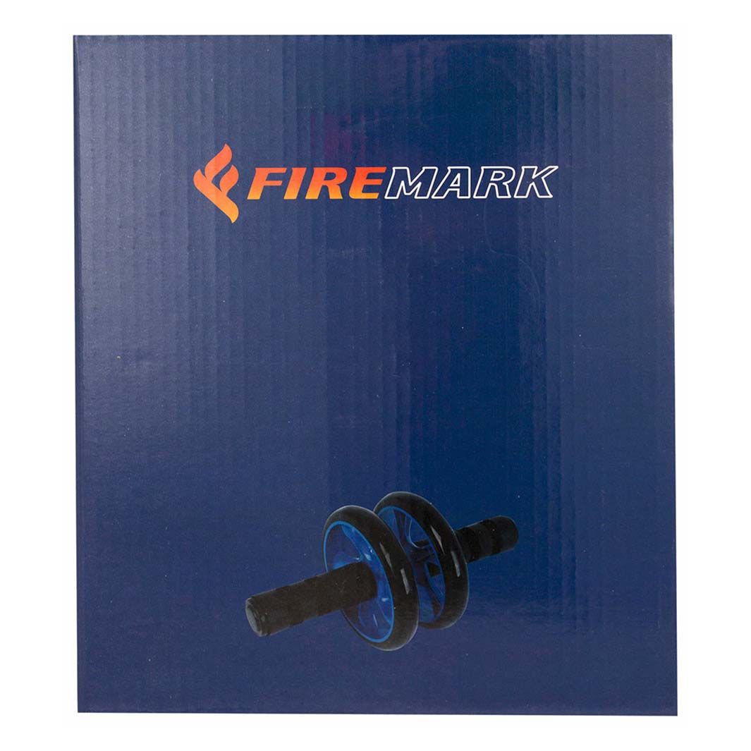Ролик гимнастический Firemark черно-синий 160 мм