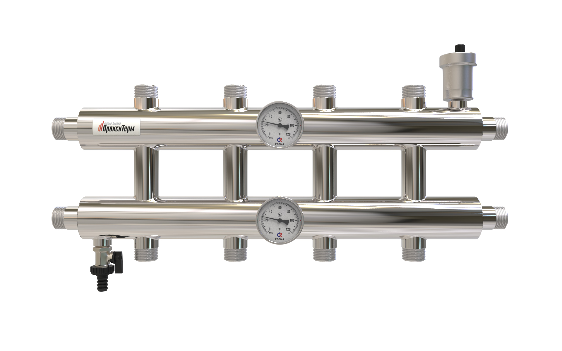 Коллектор, ПроксиТерм, GK 25-5 (5 контуров) до 60 кВт, 1