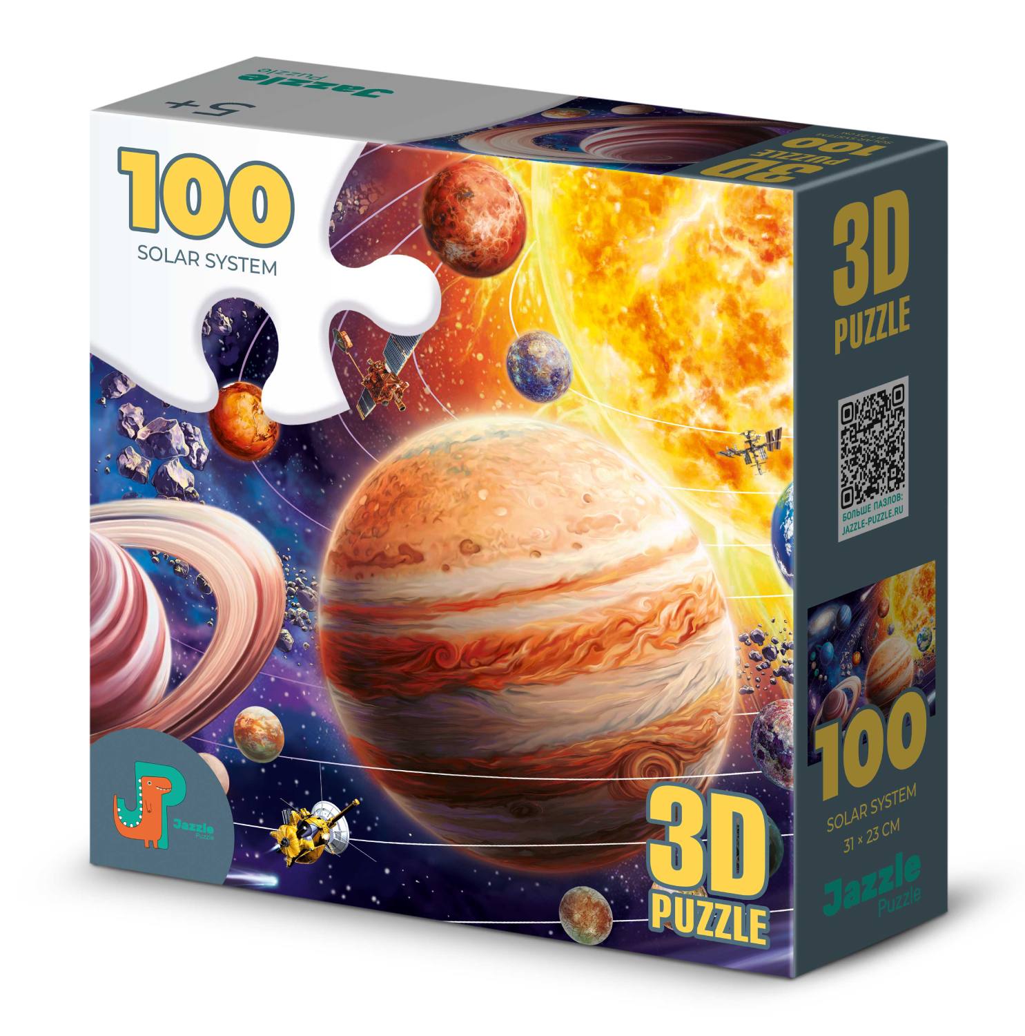 

Пазл 3D Jazzle Puzzle Солнечная система 100 деталей, Солнечная система