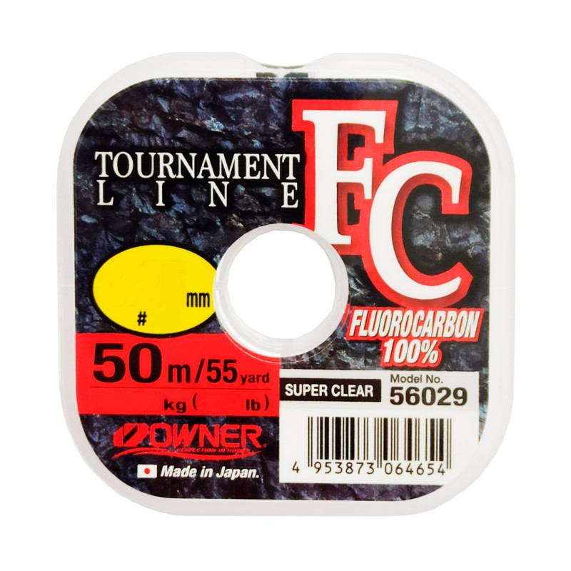 

Леска OWNER Tournament FC 50м 0,2мм 2,8кг, Прозрачный, 56029-020