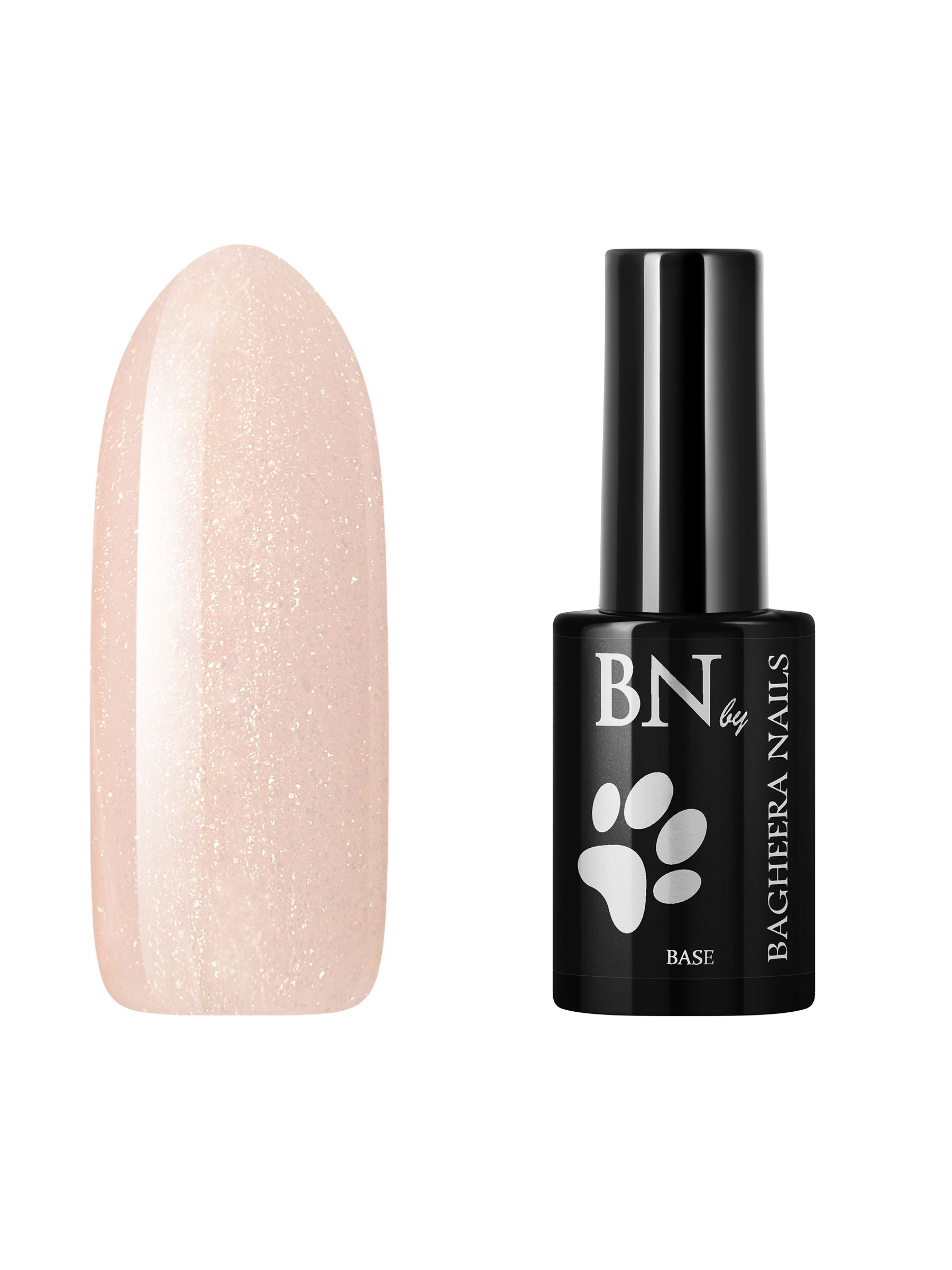 

База для гель лака Bagheera Nails Wedding bcw-001 камуфлирующая, с шиммером, 10 мл
