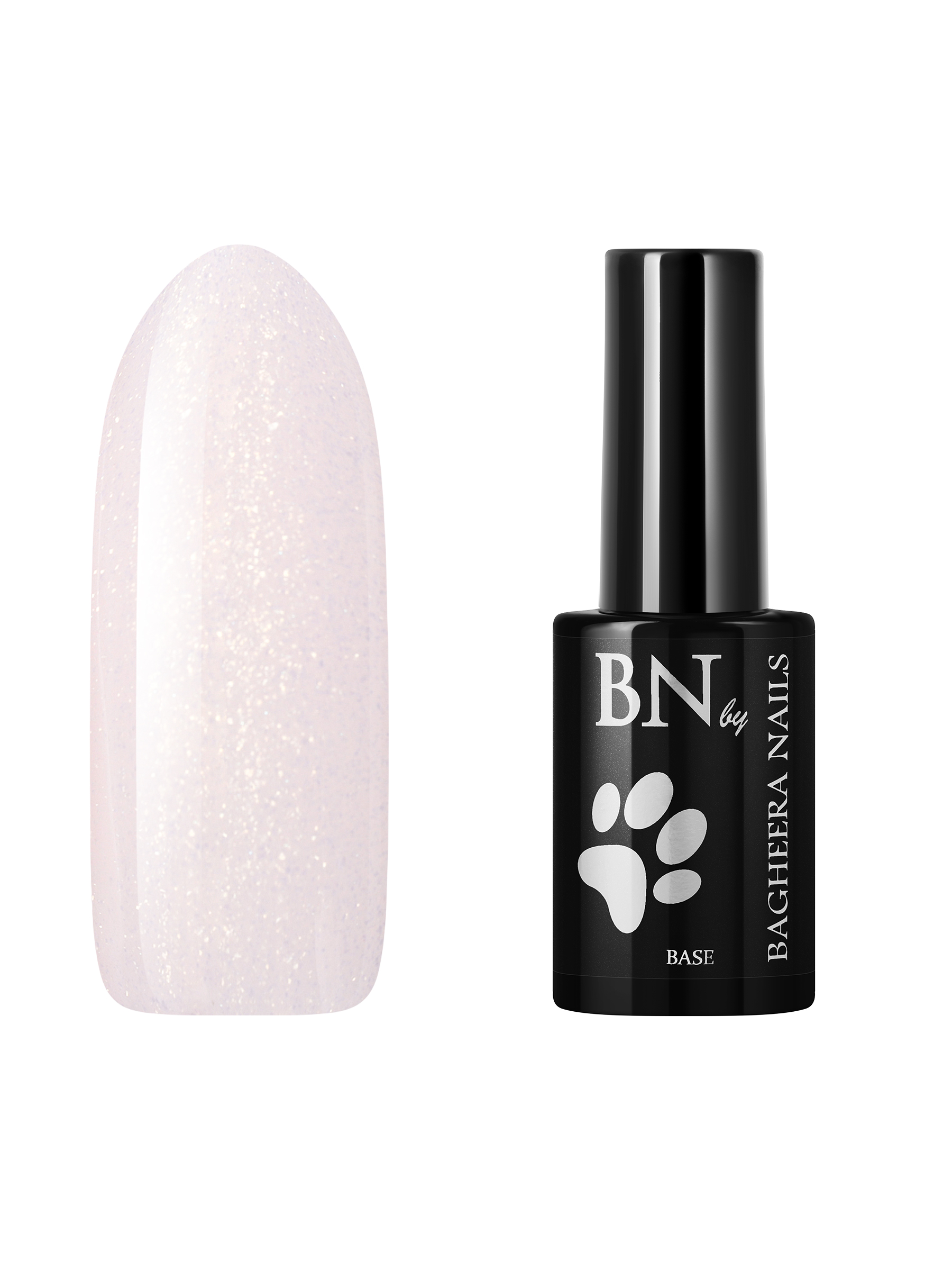 

База для гель лака Bagheera Nails Wedding bcw-003 камуфлирующая, с шиммером, 10 мл