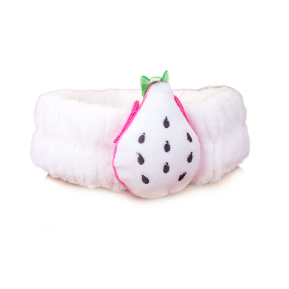 Повязка на голову Fruit карнавальный плащ детский плюш белый длина 90 см