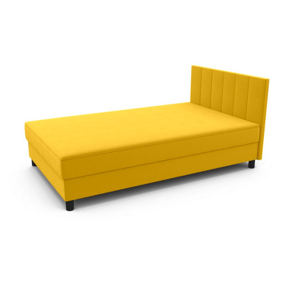 Тахта ФОКУС-МФ Адель 140х200х80 см желтый матовый, 33133