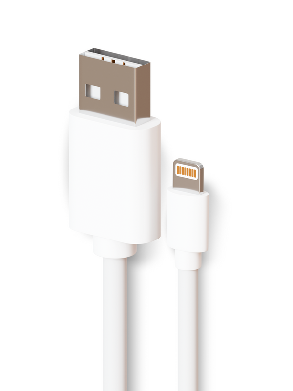 Кабель Lightning-USB Brozo lightning - usb 1 м белый