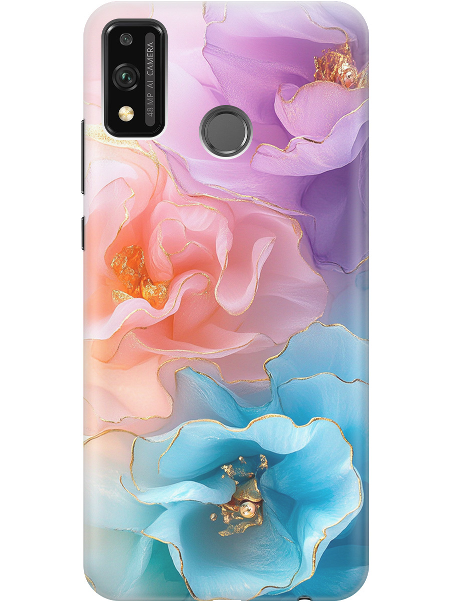 

Силиконовый чехол на Honor 9X Lite с принтом "Изумительные цветы", Прозрачный;фиолетовый;голубой;оранжевый;розовый, 723565423