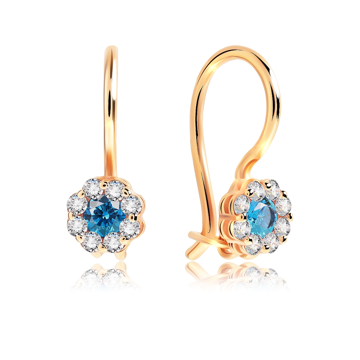 

Серьги из серебра VALTERA 118838, фианит, 118838