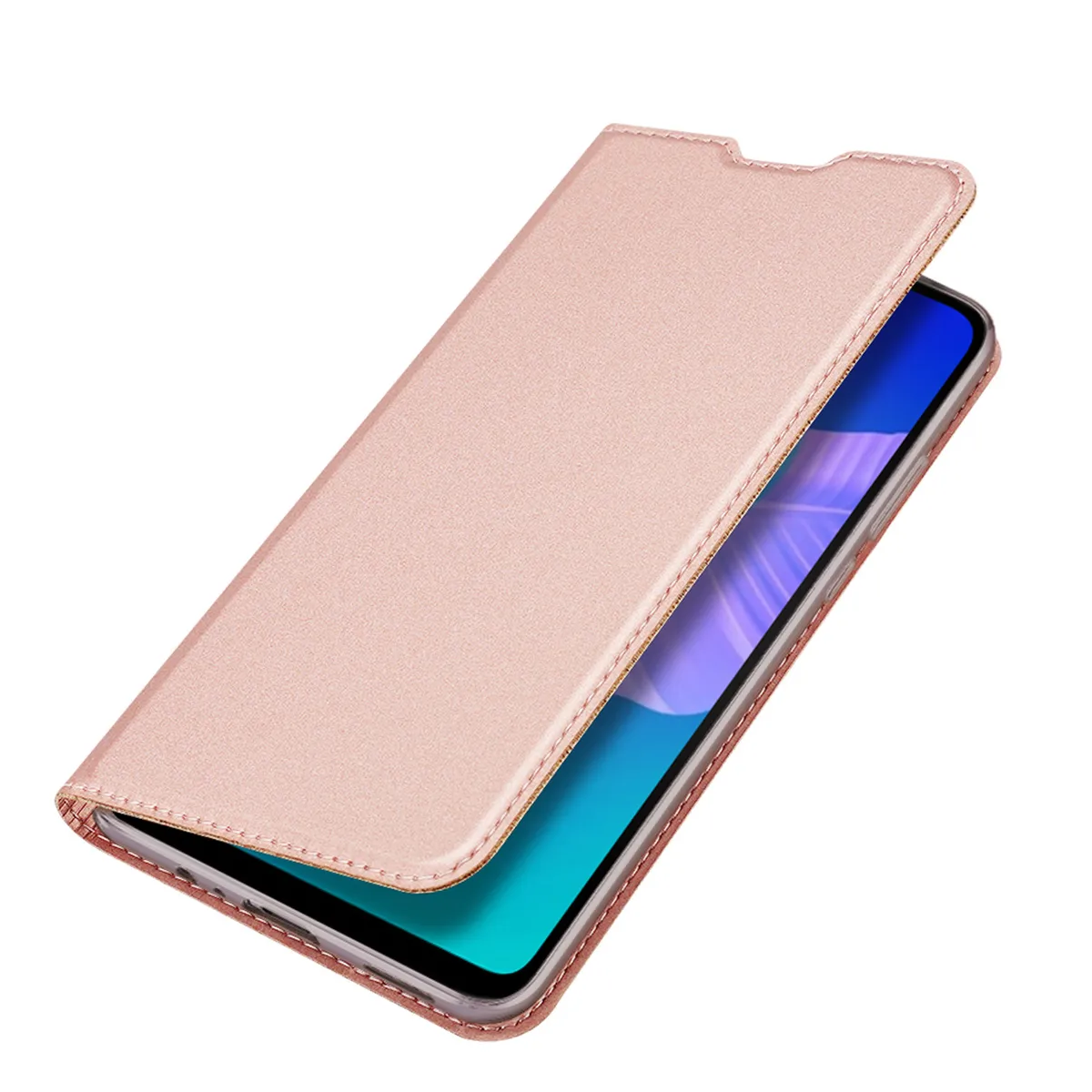 

Чехол-книжка для Huawei P40 Lite E/9C/Y7p, DU DU, боковой, розовый